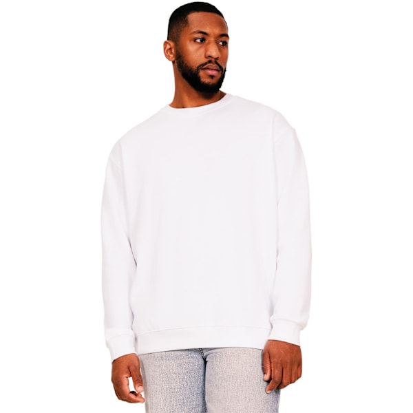 Casual Classics Herr Ringspun Bomull Oversized Sweatshirt M Vit White M