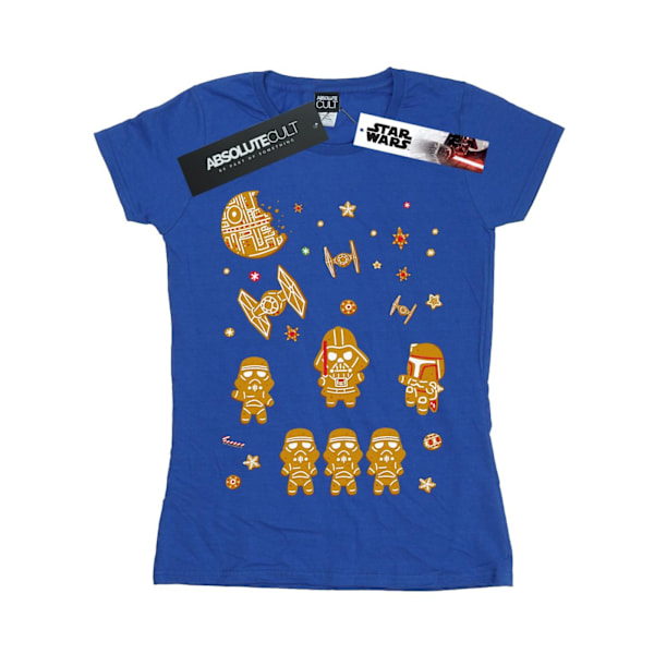 Star Wars Dam/Damer Gingerbread Empire Bomull T-shirt XXL Royal Blue Royal Blue XXL