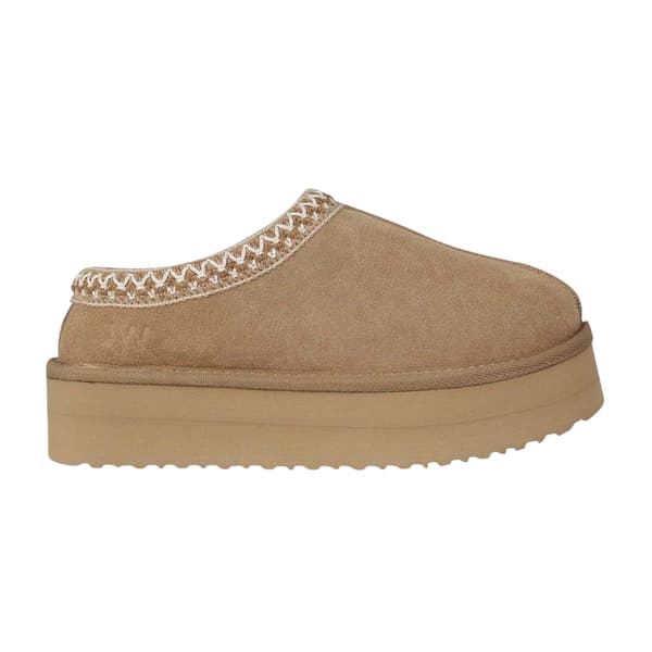 Jack Wills Dam Mocka Plattformstofflor 7 UK Sand Sand 7 UK