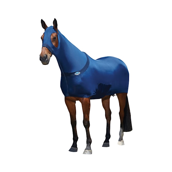 Hy Flex Wrap Neck Lycra Hästtäcke Cob Navy Navy Cob