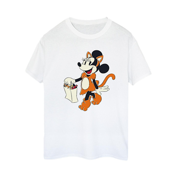 Mickey Mouse Dam/Kvinnor Katt Bus Eller Godis Minnie Mouse Tröja White L