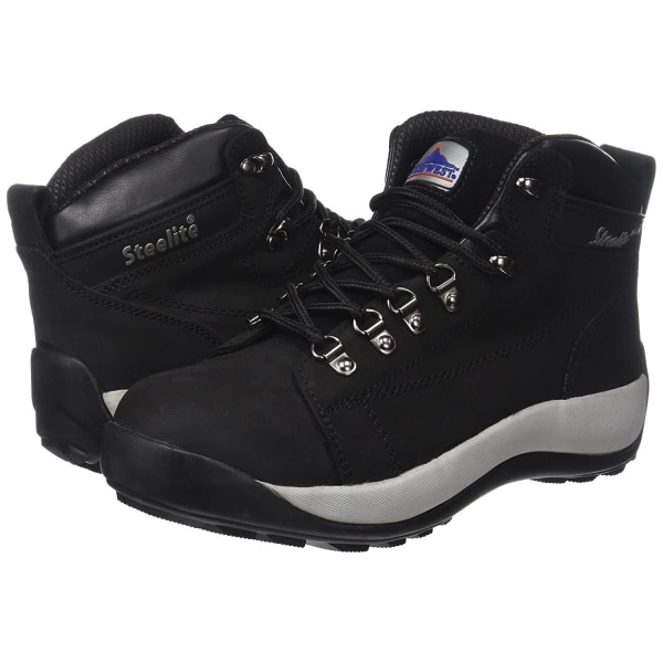 Portwest Mens Steelite SB HRO Skyddsstövlar i läder 10,5 UK Blac Black 10.5 UK