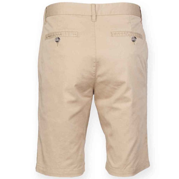 Front Row Herr Chino Stretch Shorts 40R Stone Stone 40R