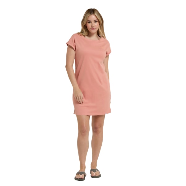 Animal Womens/Ladies Holly Jersey Organic Casual Dress 8 UK Cor Coral 8 UK