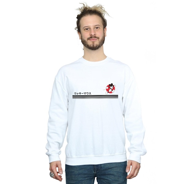 Disney Herr Mickey Mouse Löpartröja 4XL Vit White 4XL