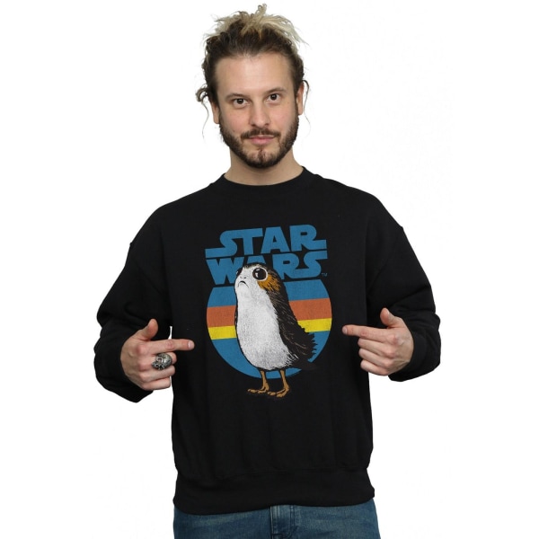 Star Wars Mens The Last Jedi Porg Sweatshirt M Svart Black M