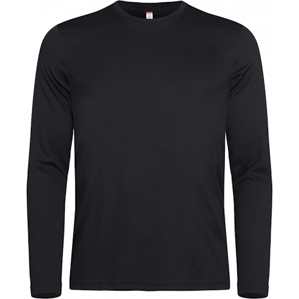 Clique Herr Basic Active Långärmad T-shirt XL Svart Black XL