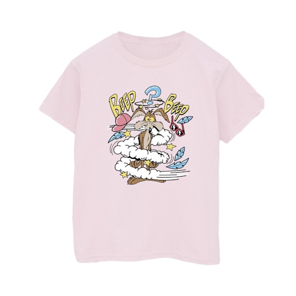 Looney Tunes Mens Coyote Daze T-Shirt M Baby Pink Baby Pink M