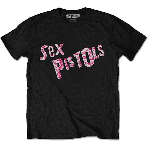 Sex Pistols Unisex Vuxen Logo T-shirt M Svart Black M