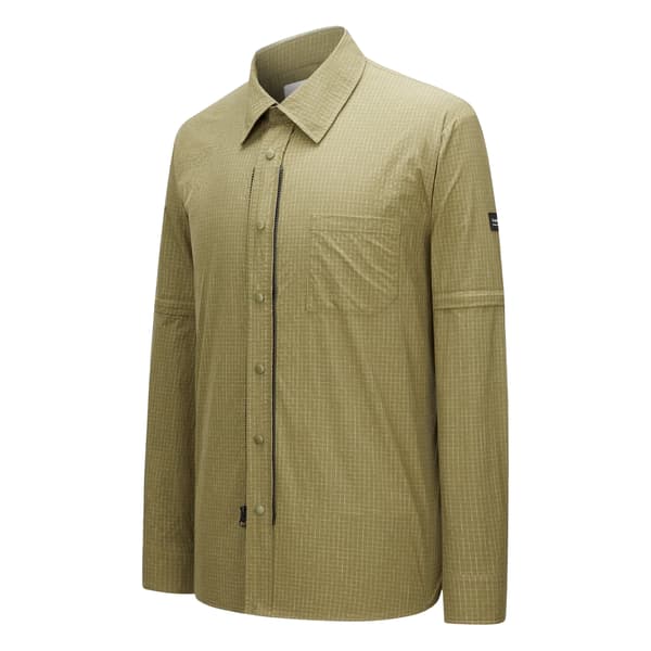 Firetrap Herr 3 i 1 Ripstop Konvertibel Skjorta M Canvas Canvas M