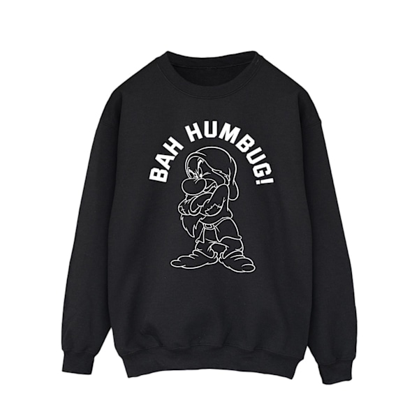 Disney Herr Snow White Grumpy Humbug Sweatshirt 4XL Svart Black 4XL