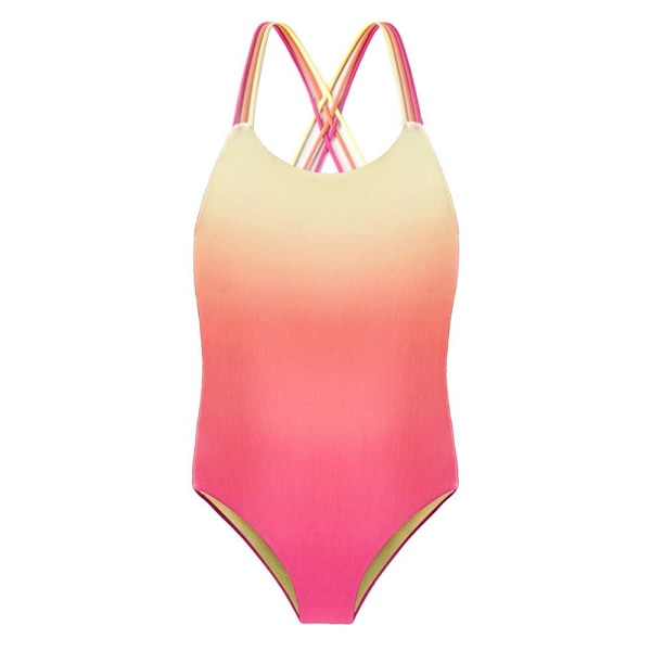 Aquawave Girls Harma One Piece Swimsuit 6 år Sun Gradient Sun Gradient 6 Years