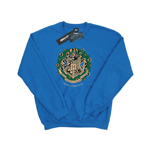 Harry Potter Julkrans Sweatshirt för Herr M Royal Blue Royal Blue M