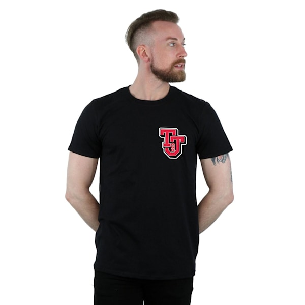 Tom And Jerry Herr Collegiate Logo T-Shirt S Svart Black S