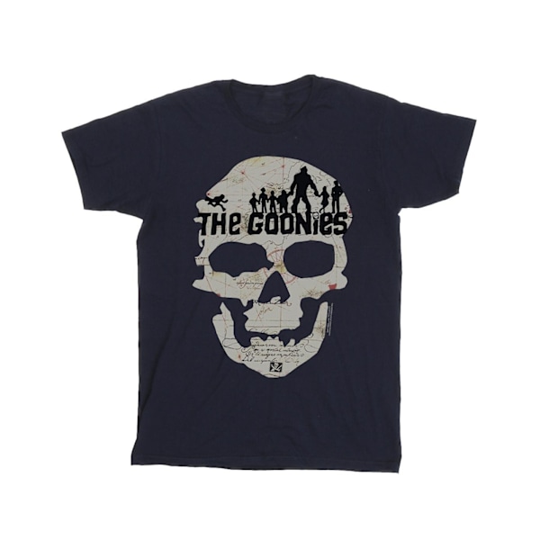 The Goonies Boys Map Skull T-Shirt 12-13 år Marinblå Navy Blue 12-13 Years