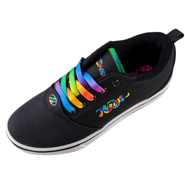 Heelys Barn/Kids Propel Canvas Trainers 2 UK Svart/Regnbåge Black/Rainbow 2 UK