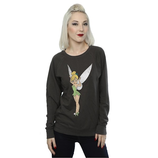 Tinkerbell Dam Klassisk Sweatshirt M Ljus Grafit Light Graphite M