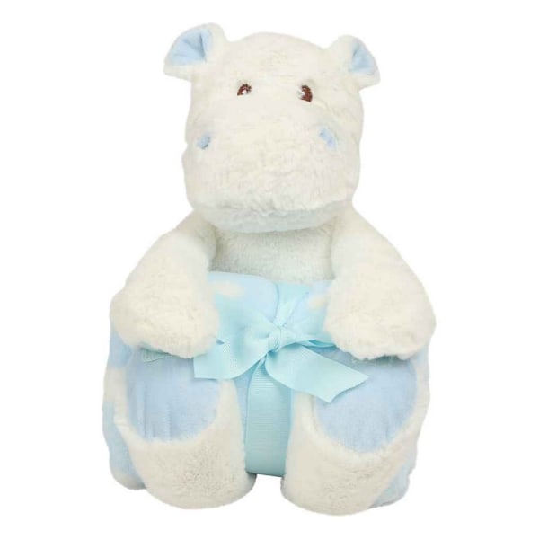 Mumbles Hippo Plyschleksak En Storlek Vit/Blå White/Blue One Size