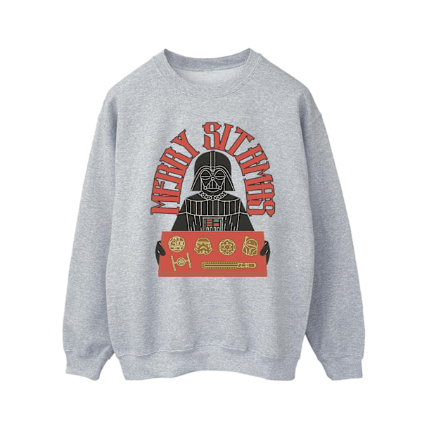 Star Wars Mens Episode IV: A New Hope Merry Sithmas Sweatshirt Sports Grey S