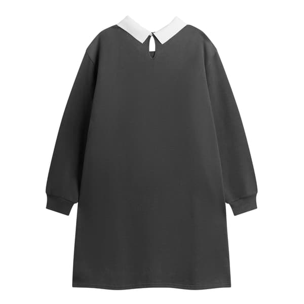 Onsdag Flickor Unitas Est Invicta Sweatshirtklänning 9-10 År Black 9-10 Years
