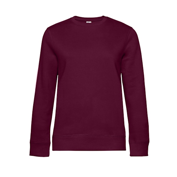B&C Dam/Dam Queen Crew Neck Tröja XS Mörk Körsbär Dark Cherry XS