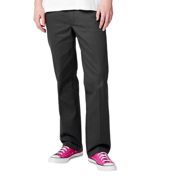 Dickies Herrbyxor i bomullsblandning, smal passform, 28L kolgrå Charcoal 28L