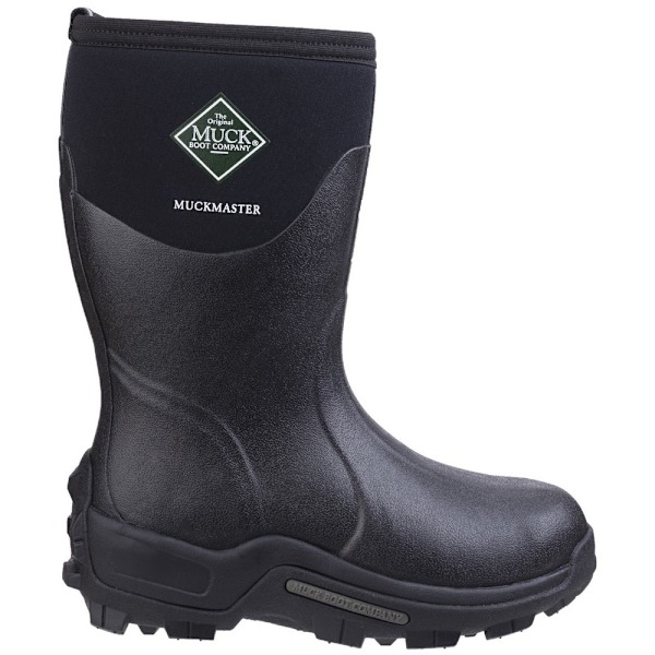 Muck Boots Unisex Muckmaster Mid Wellingtons 8 UK Svart Black 8 UK