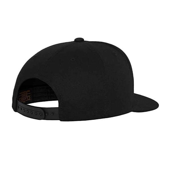 Flexfit Unisex Adult Classic 5 Panel Snapback Cap One Size Blac Black One Size