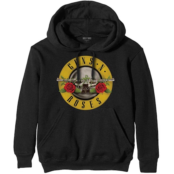 Guns N Roses Unisex Vuxen Klassisk Logotyp Hoodie XL Svart Black XL