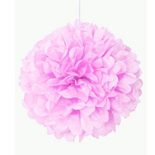 Unique Party Puff Balls Partydekoration (40 cm) One Size Lovely Lovely Pink One Size