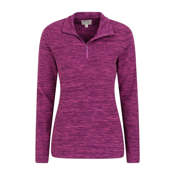 Mountain Warehouse Dam/Dam Snowdon Melange Fleece Tröja Storlek 14 Grape 14 UK