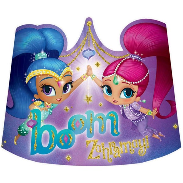 Shimmer And Shine Boom Zahramay Kort Prinsesstiara En Storlek Mu Multicoloured One Size