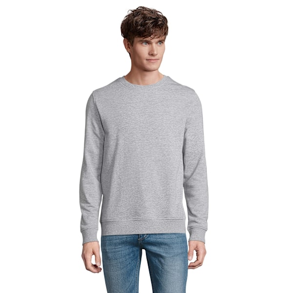 SOLS Unisex Adult Comet Organic Sweatshirt S Gråmelerad Grey Marl S