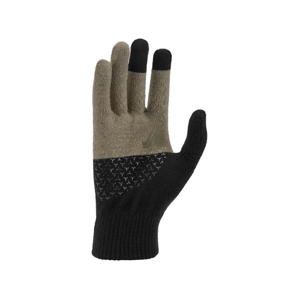 Nike Unisex Adult 2.0 Stickade Swoosh Grip Gloves SM Graphic Bl Graphic Black/Khaki/Coconut Milk S-M