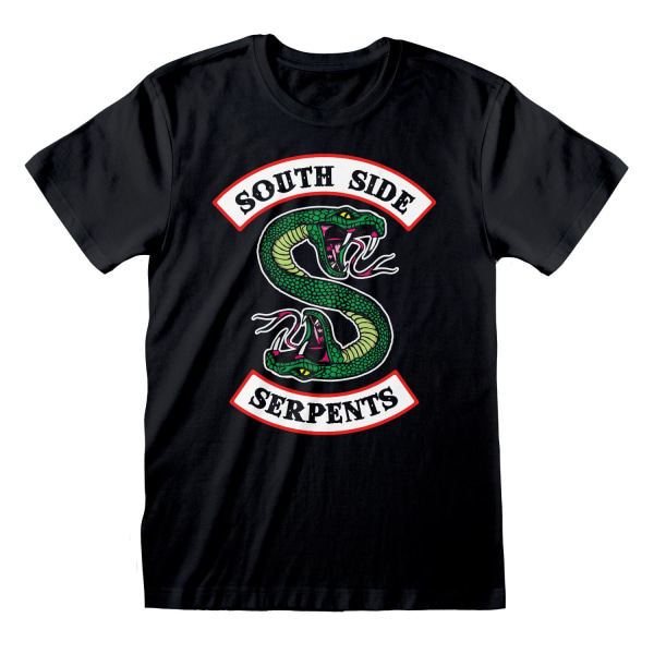 Riverdale Mens Southside Serpents Logo T-Shirt 5XL Svart Black 5XL