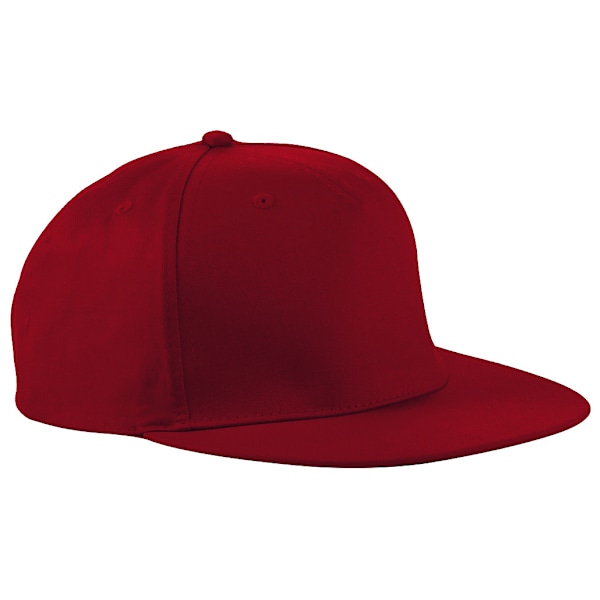 Beechfield Unisex 5 Panel Retro Rapper Cap (2-pack) One Size Burgundy One Size