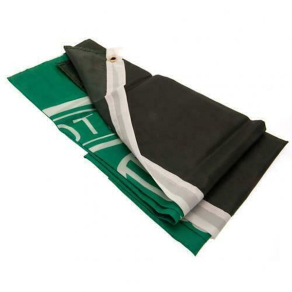 Celtic FC Wordmark Flag One Size Grön/Vit Green/White One Size