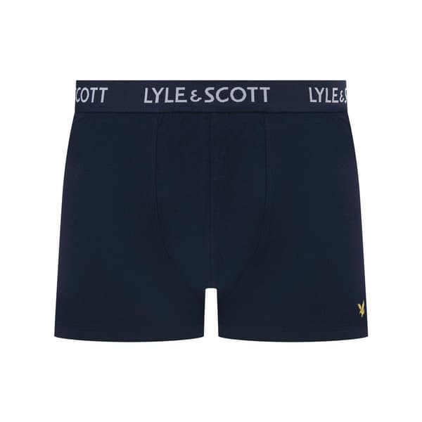 Lyle & Scott Herr Barclay Boxershorts (3-pack) L Flint/Grå Flint/Grey/Blue L