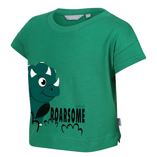 Regatta Barn/Barn Stompy The Dinosaur T-Shirt 2-3 År Je Jellybean Green 2-3 Years