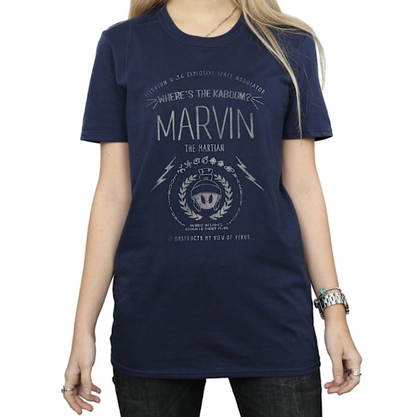 Looney Tunes Dam/Damer Marvin The Martian Var Är Kaboo Navy Blue S