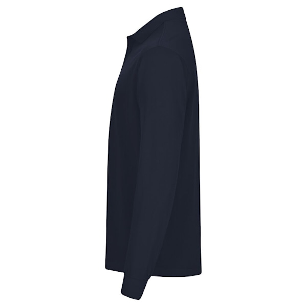 Clique Manhattan Långärmad Pikétröja för Män XL Navy Navy XL