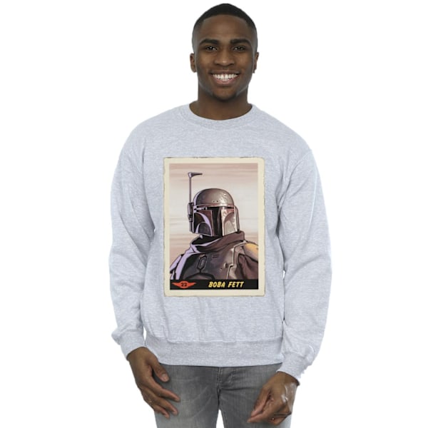 Star Wars Herr The Mandalorian Boba Fett Sweatshirt 3XL Sports Sports Grey 3XL