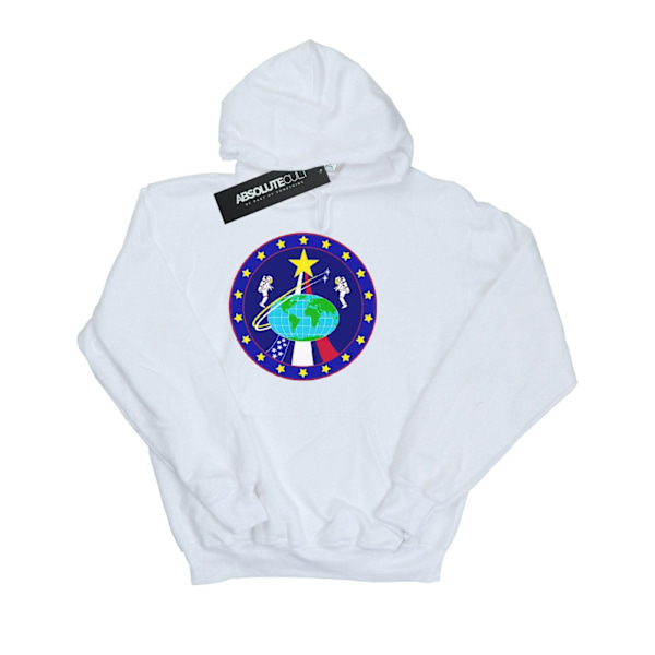 NASA Dam/Kvinnor Klassisk Globe Astronauts Hoodie M Vit White M