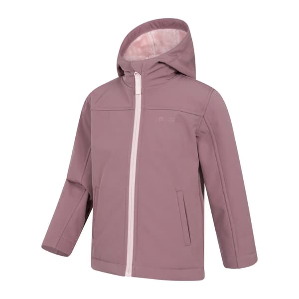 Mountain Warehouse Barn/Kids Arctic Borgfodrad Soft Shell Pink 3-4 Years