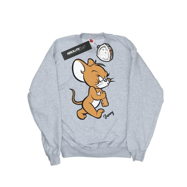 Tom och Jerry Herr Angry Mouse Bomullströja L Sports Grey Sports Grey L