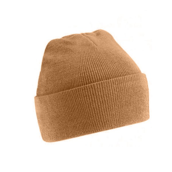 Beechfield Soft Feel Knitted Winter Hat One Size Almond Almond One Size