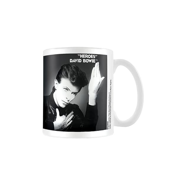 David Bowie Heroes Mug En Storlek Svart/Vit/Grå Black/White/Grey One Size