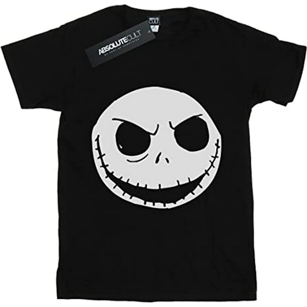 Nightmare Before Christmas Dam/Damer Jack Skellington Ansikte Black XL