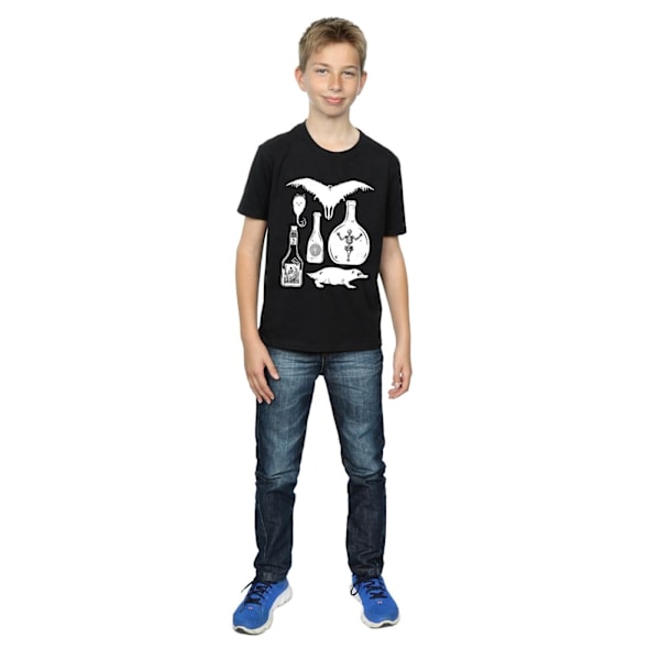 Fantastiska vidunder Boys Plain Icons T-shirt 7-8 år Svart Black 7-8 Years