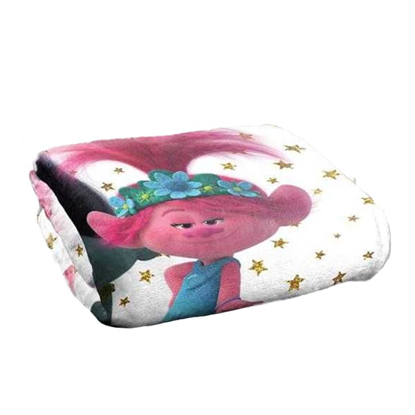 Trolls Happy Together Filt med Silkeslen Känsla One Size Multico Multicoloured One Size